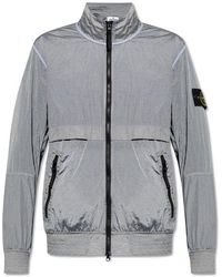 Stone Island - Jacket With Stand Collar, - Lyst