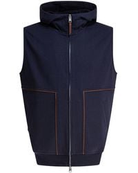 Brunello Cucinelli - French Terry Hooded Vest - Lyst