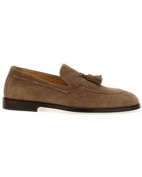 Brunello Cucinelli - Slip-On Almond-Toe Tassel Loafers - Lyst