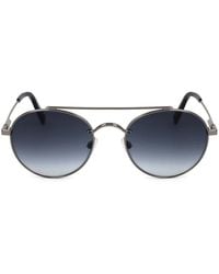 Bally - Round Frame Sunglasses - Lyst