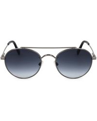 Bally - Round Frame Sunglasses - Lyst