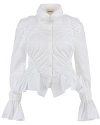 Khaite - Cotton Poplin Shirt - Lyst