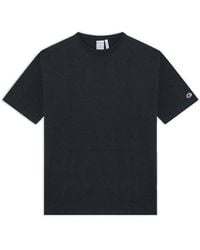 Champion - Logo Patch Crewneck T-Shirt - Lyst