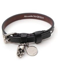 Alexander McQueen Skull Bracelet - Black