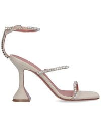 AMINA MUADDI - Embellished Strap Sandals - Lyst