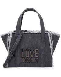 Love Moschino - Tote Bag With Fringes - Lyst