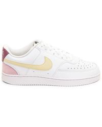 Nike Court Vision Low Top Trainers - White