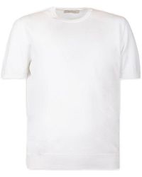 Gran Sasso - Crewneck Ribbed T-Shirt - Lyst