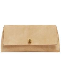 KHAITE - Audrey Velvet Clutch Bag - Lyst