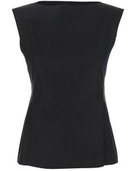 Marni - Sleeveless Top With Boat Neckline - Lyst