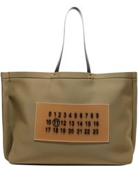 Maison Margiela Logo Patch Tote Bag - Green