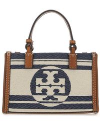 ella jacquard stripe small tote