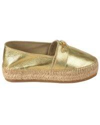 Moschino - Logo Lettering Slip-On Espadrilles - Lyst