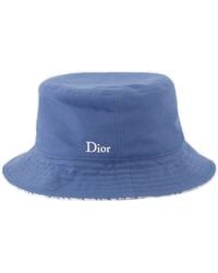 Dior - Logo Embroidered Reversible Bucket Hat - Lyst