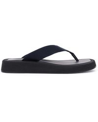 The Row Ginza Thong Sandals - Blue