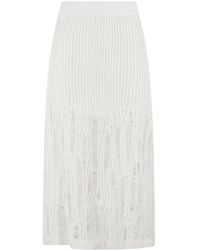 IRO - Lucia Midi Skirt - Lyst