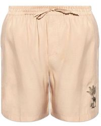 Emporio Armani - Printed Shorts - Lyst