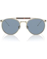 Brunello Cucinelli - Pilot Frame Sunglasses - Lyst