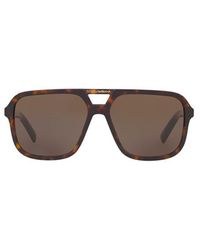 Dolce & Gabbana - Shield Frame Sunglasses - Lyst