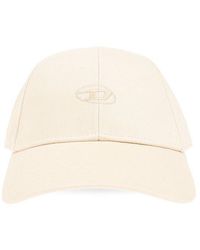 DIESEL - Baseball Cap In Washed Cotton Twill - Lyst