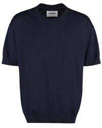 Jil Sander - Wool Short Sleeve Sweater - Lyst