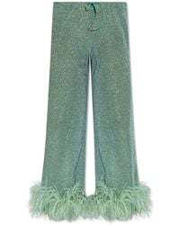 Oséree - Ostrich Feather Trousers, - Lyst