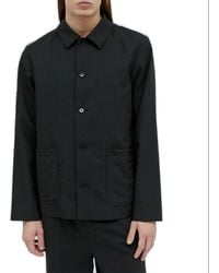A.P.C. - Buttoned Long-sleeved Jacket - Lyst