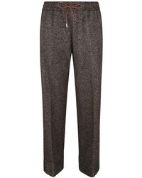 Ql2 - Herringbone Drawstring Pants - Lyst