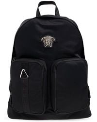 Versace - Medusa Head Motif Zipped Backpack - Lyst