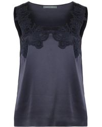 Alberta Ferretti - Satin Tank Top - Lyst