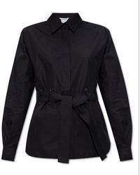 Max Mara - Juglas Belted Button-Up Shirt - Lyst