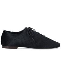 Lemaire - Square Toe Lace-up Loafers - Lyst