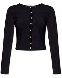 DSquared² - Cut-out Detailed Long-sleeved Cardigan - Lyst