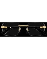 Cartier - Square Frame Glasses - Lyst