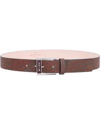 Etro - Paisley Leather Belt - Lyst