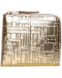 Comme des Garçons - Logo Embossed Zipped Wallet - Lyst