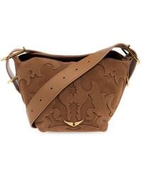 Zadig & Voltaire - Baby Jane Foldover Shoulder Bag - Lyst