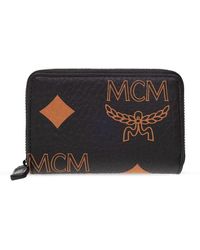 MCM - Monogrammed Wallet - Lyst
