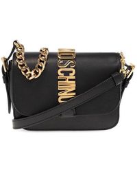 Moschino - Leather Shoulder Bag - Lyst
