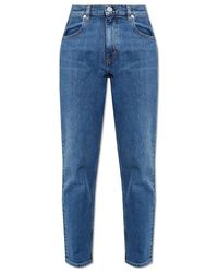 Theory - Tapered Leg Jeans, - Lyst