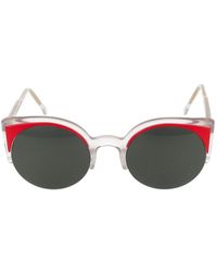 Retrosuperfuture - Round Frame Sunglasses - Lyst