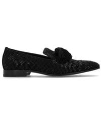 Jimmy Choo - Foxley Square-toe Loafers - Lyst