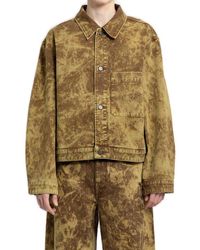 Lemaire - Boxy Fit Trucker Jacket - Lyst