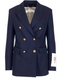 Golden Goose - Double-breasted Tailored Blazer - Lyst
