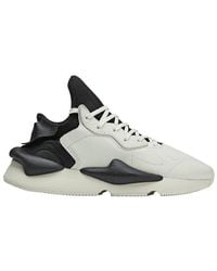 Y-3 - Kaiwa Panelled Lace-up Sneakers - Lyst
