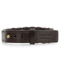 Tom Ford Braided Bracelet - Black