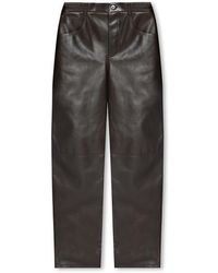 Bottega Veneta - Leather Trousers - Lyst
