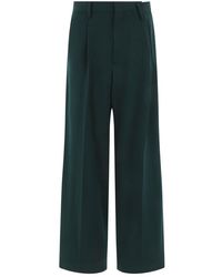MM6 by Maison Martin Margiela - Wide-leg Tailored Trousers - Lyst