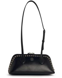 Bally - Ray Studded Shoulder Bag - Lyst