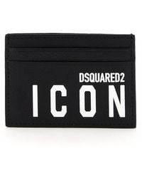 DSquared² - Icon Print Card Holder - Lyst